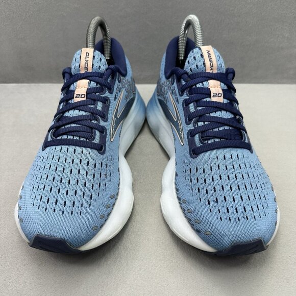 Womens Size 7 (B) Brooks Glycerin 20 Shoes Blissful Blue Running Sneakers - Picture 2 of 8